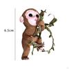 Climb Monkey Statue Cute Resin Figure Crafts Garden Ornament for Balcony Lawn