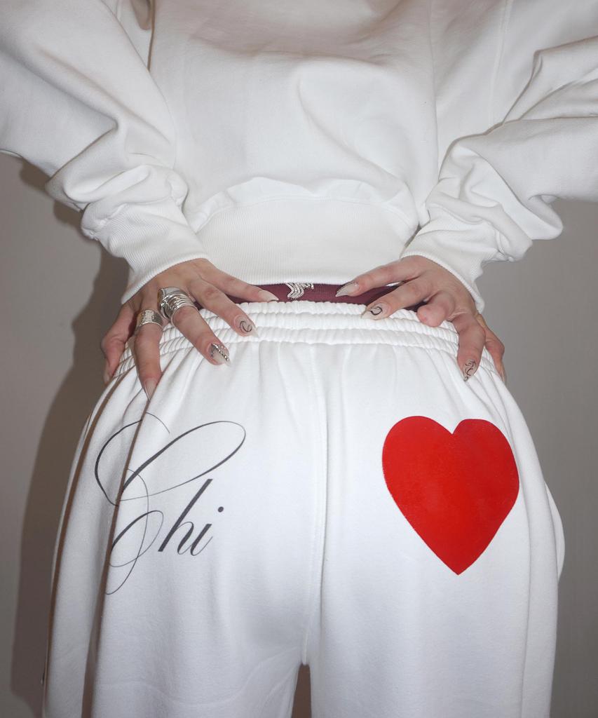 SCULPTOR Chi Sweatpants White