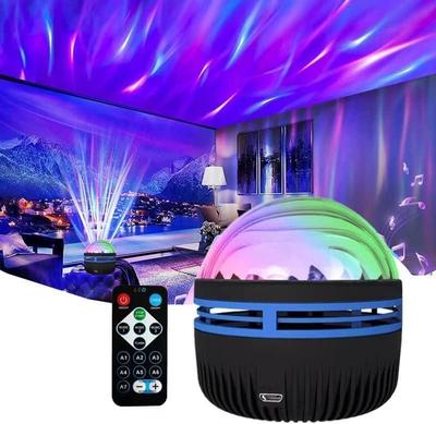 Fantasy Aurora Borealis Projector Starry Sky Projection Lamp Flowing Water Ripples Couple Romantic Children's Bedroom Starry Sky Ambient Light