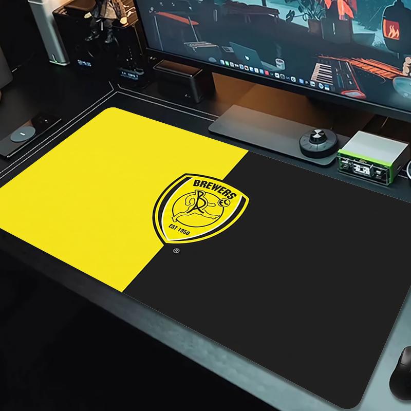 Burton Albion Fc Mouse Pad Large Gaming Table Cushion Nonslip Laptop Tablet Big Mousepad Xxl Mat Mini Pc Playmat With Lock Edge