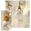 Yousheng Ballerina Christmas Ornament Ballet Girl Dancing with Wing And Tulle Skirt Xmas Tree Hanging Decorations for Holiday Home Party Decor