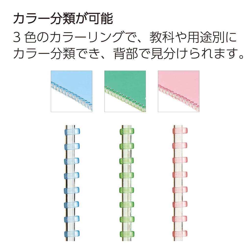 Kokuyo Campus Soft Ring Notebook B5 Dot Line 3-Book Set S-111BTX3