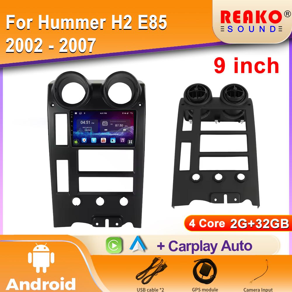 Car Radio Carplay For Hummer H2 E85 2002 - 2007 Navigation GPS Android Auto Bluetooth Multimedia Player Stereo 2din 5G Wifi
