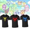 Pokemon Printed Cotton T Shirt For Women Summer Casual Top With Short Sleeves