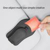 Magnetischer Automobil-Sonnenblenden-Klemme, Auto-Sonnenblenden-Brillenhalter-Organizer, Anpassbare Winkel für verschiedene Brillengestelle