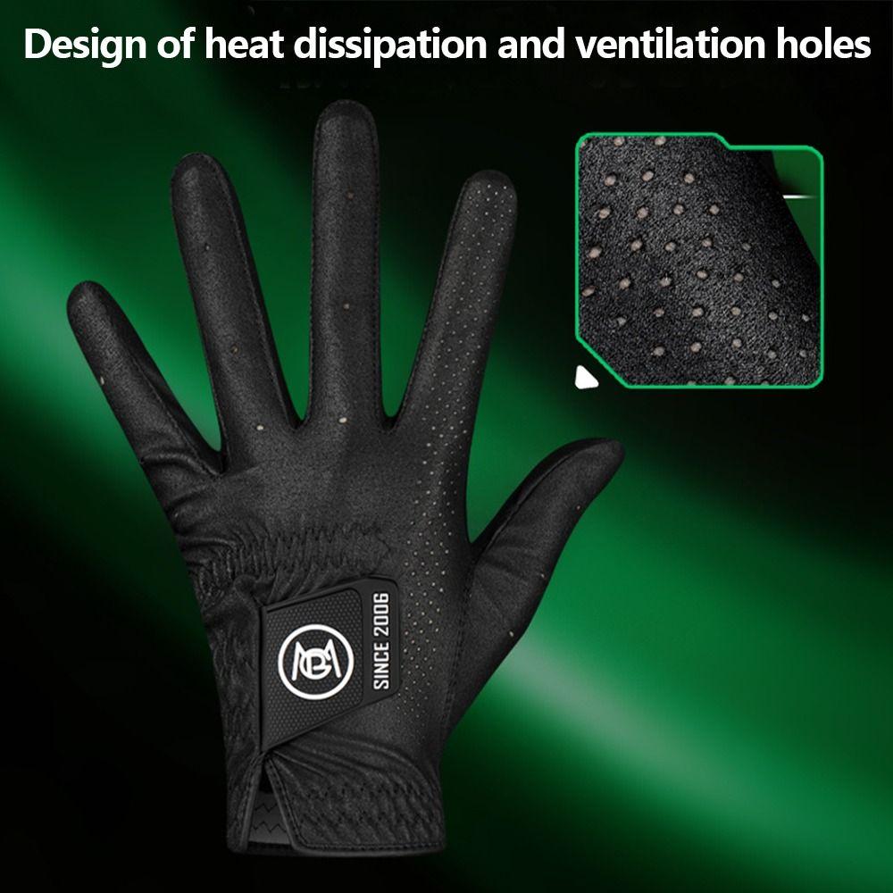 1 stuks Antislip Antislip Handschoenen Ademende Golfhandschoenen Stijlvolle Golfaccessoires voor Alle Weersomstandigheden