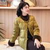 2025 Neujahr Damen Winterjacke mit weißer Entendaune für mittlere und ältere Menschen - Warmer Mantel