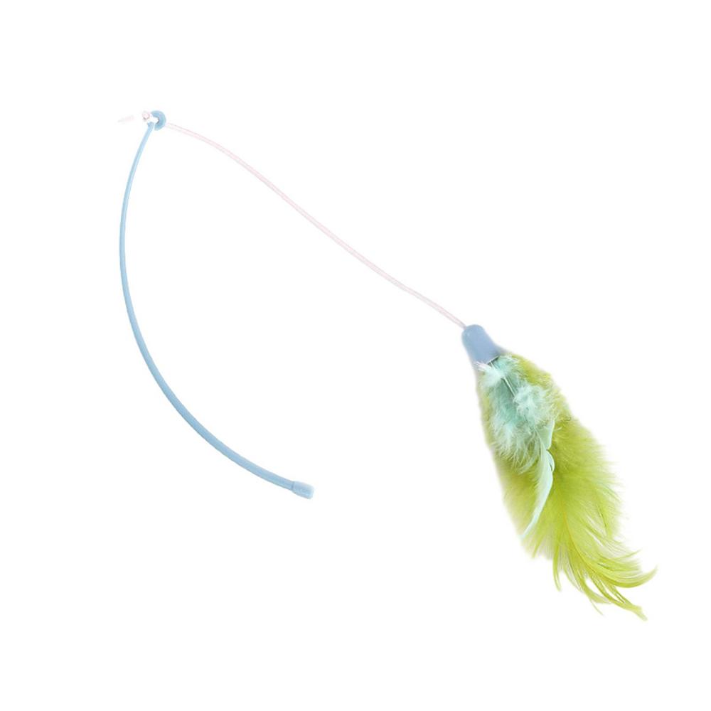 Electric Cat Toy Funny Cat Toys Cat Feather Teaser Multifunctional Indoor Cat Interactive Toy Reusable Electric Kitten Playing