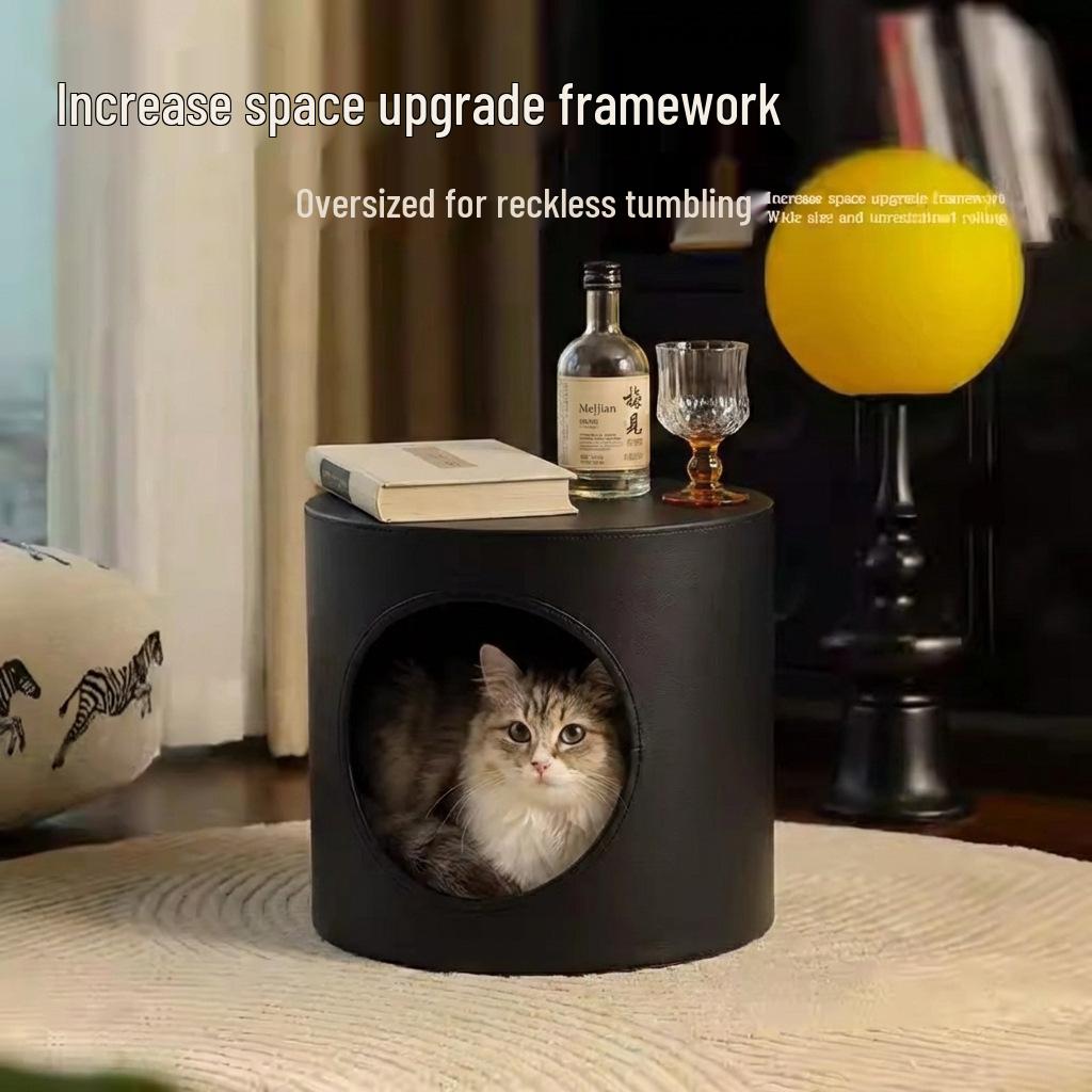 Universal Semi-Closed Pet Nest for Cats and Small Dogs - Suitable for All Seasons