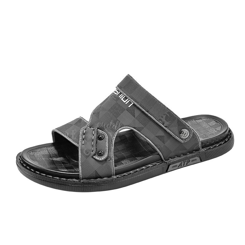 Fashion Fashion Sandals Men Summer Comfortable Adult Mens Casual Slippers Beach Shoes For Men Non Slip Open Toe Sandals Male
