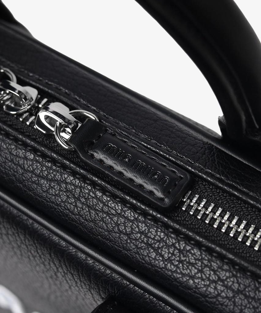 Mila Milan Pouprie Shoulder Bag with Handle [Mila Milan] Men's No.248512 (Black)