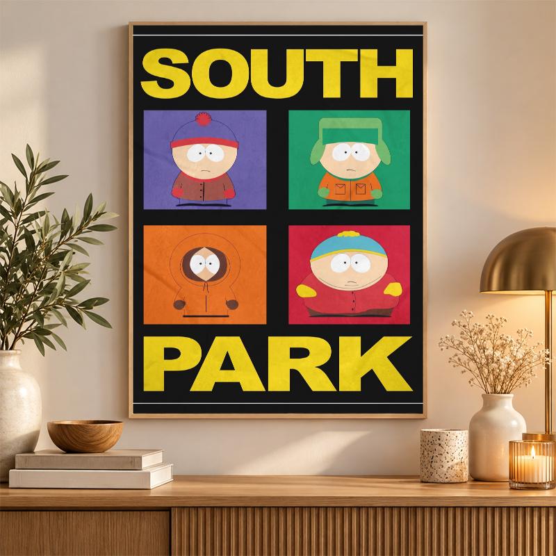 South Park Diamond Painting Kit 5D Full Drill DIY Diamond Mosaic Wall Art Home Decor
