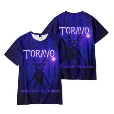 T-shirts de Mode 15 Couleurs 99 Nuits dans la Forêt Dessin Animé pour Femmes Hommes Vêtements d'Été Fitness Col O T-shirt Homme Surdimensionné T-shirts Homme Tops