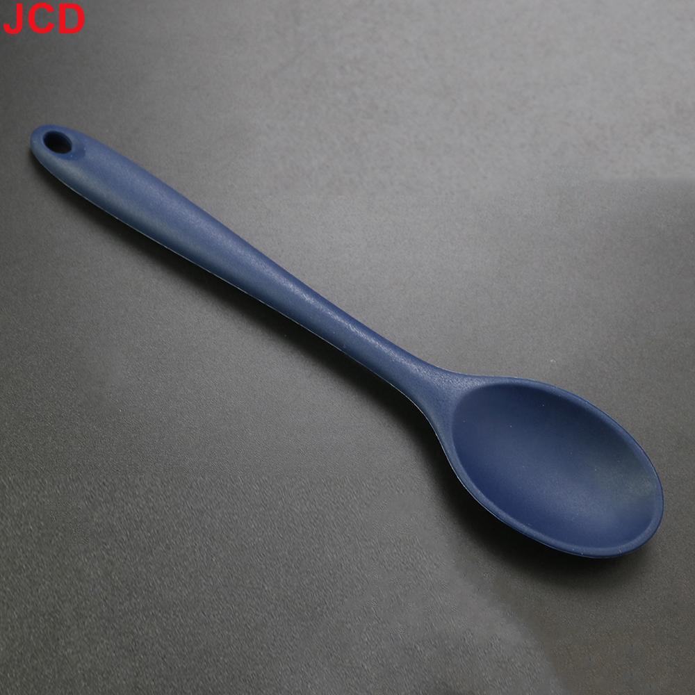 Silicone world Silicone Spoon Mixing Soup Spoons Kitchen Mixing Ladle Cooking Utensils Kitchenware Tool For Stirring and Serving