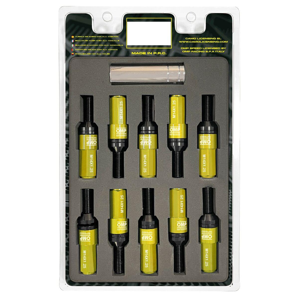 

Комплект винтов OMP OMPS09971409 28 мм Желтый M14 x 1,25