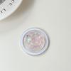 Small Butterfly Sequined Laser Round Mobile Phone Airbag Holder Magnetic Telescopic Ring Internet Celebrity Gift Women'S Portable