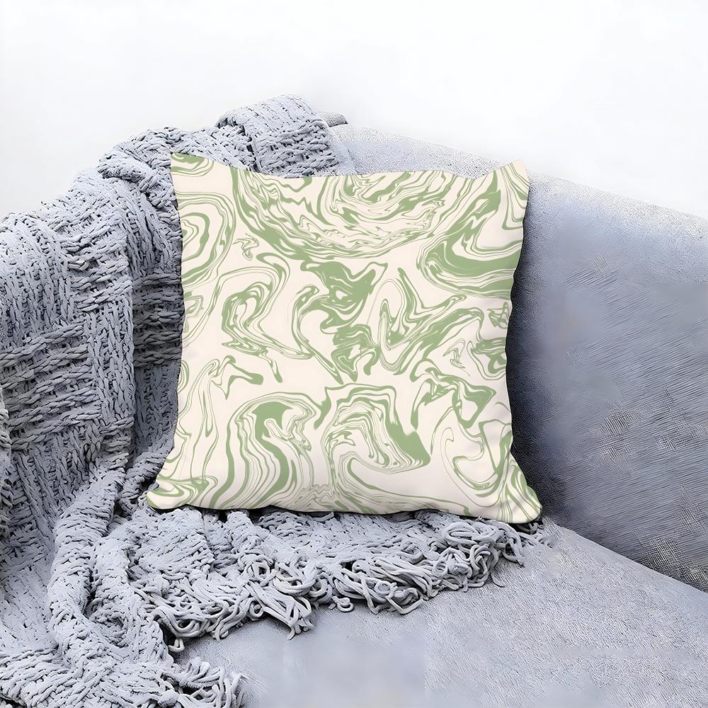 soft water ripple Cushion Cover Premium Comfort Reversible Pillow Cove Two in One Design for Any Room Car Interior