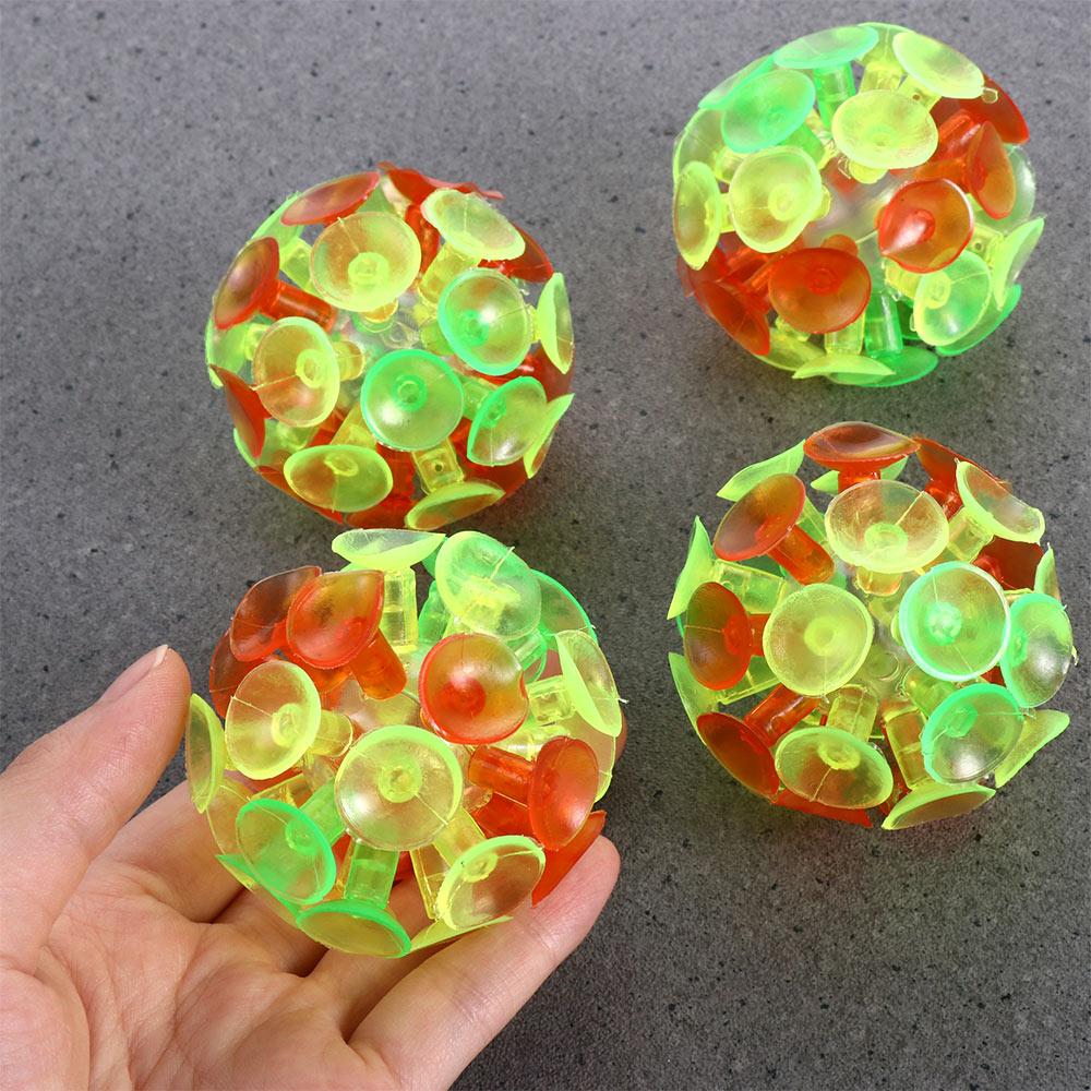 Toy Multicolored for Children Ball Toy for Kids Stick Ball Suction Cup Ball Suction Toy Sucker Ball