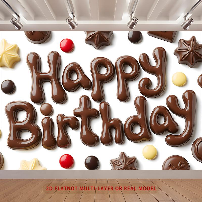 Party Backdrop Happy Birthday Birthday Photo Booth Background Wall Decor