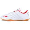 Li Ning Тай Чи Удобные Универсальные Нескользящие Износостойкие Низкие Тренировочные Кроссовки Унисекс кроссовки Белый Красный LDBT803-1