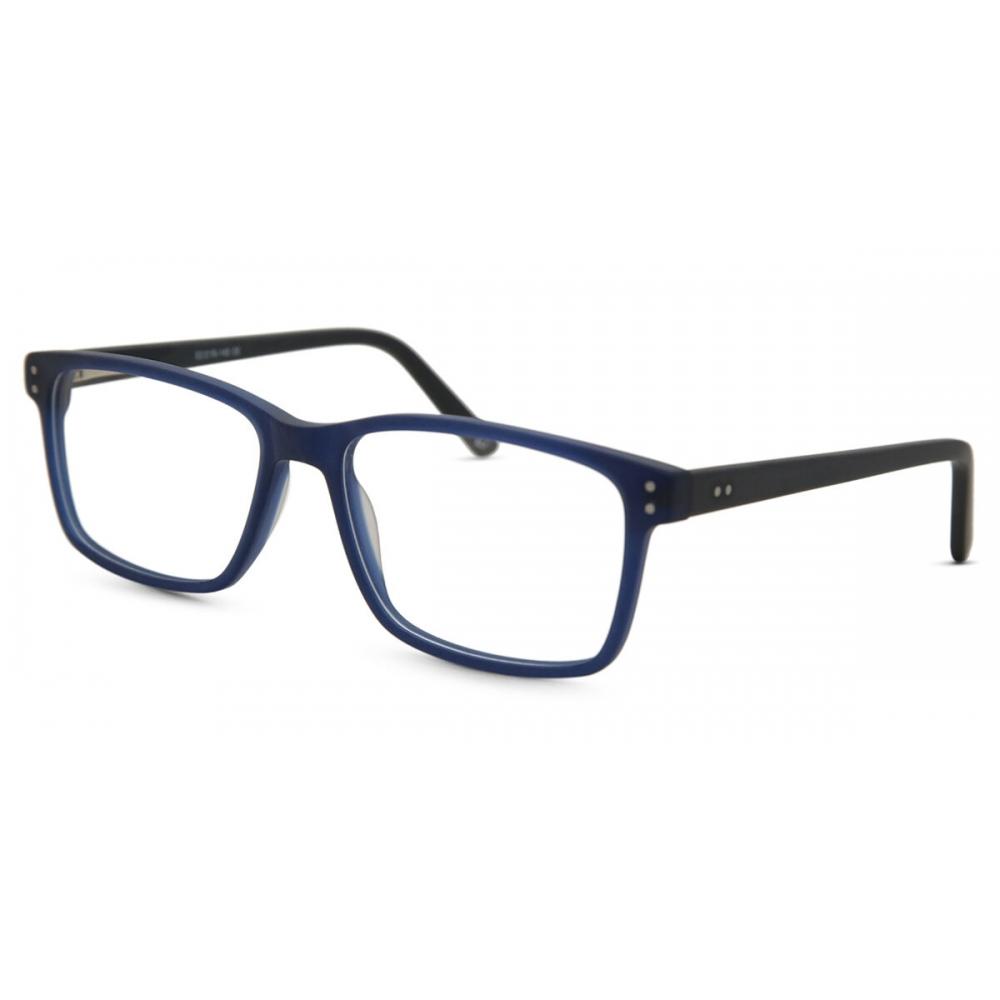 Full Rim Square Blue Smartbuy Collection Kaya A84e Fashion Unisex Eyeglasses
