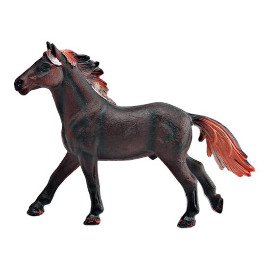 PVC Horse Model Simulation Horse Figurine Realistic Miniature Horse Collectible Toy Desktop Decoration Ornament