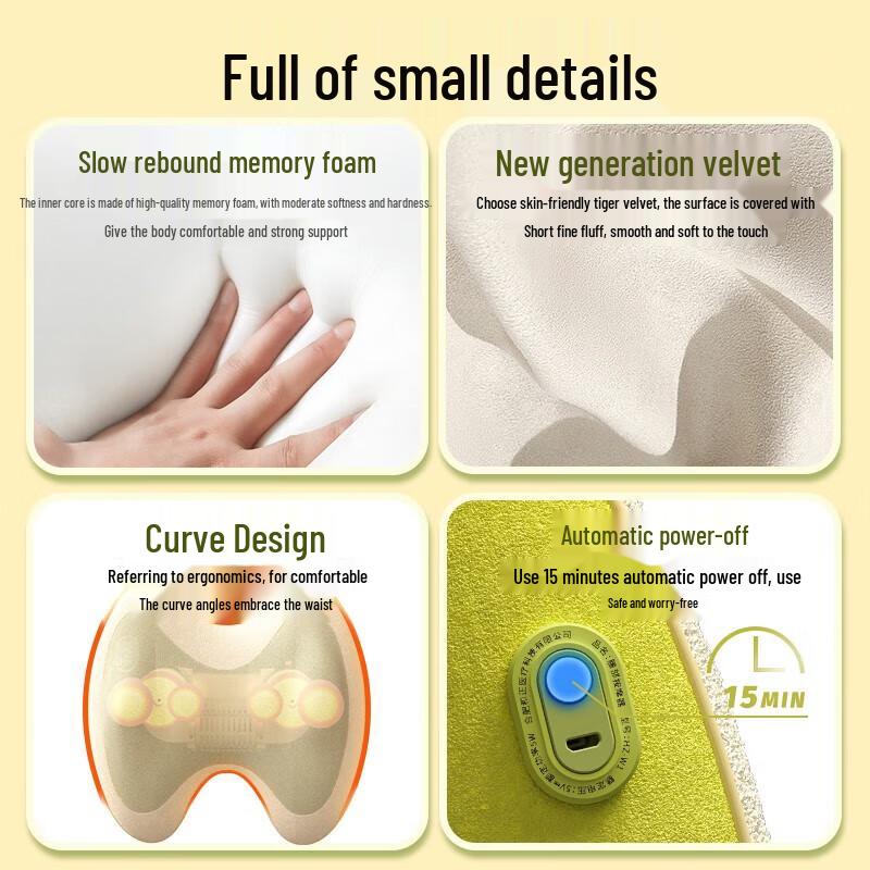 

Hezheng Heated Waist and Abdominal Massager