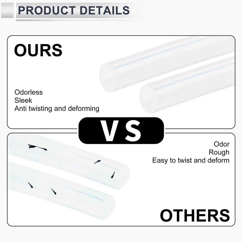 RATCHROLL 1 Piece Silicone Vacuum Tube Hose High Temperature 3.3FT