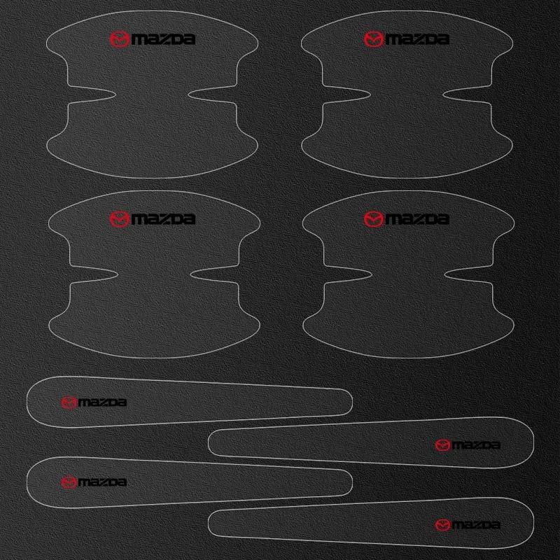

2025 Hot Transparent Car Door Handle Bowl Protector Film Anti-Scratch Sticker for Mazda Demio CX-5 CX5 CX-3 CX7 2018 2019 Car Ac
