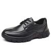 Business Leather Shoes Men's Spring New One-pedal Casual Men's Shoes Lightweight Middle-aged Dad Shoes