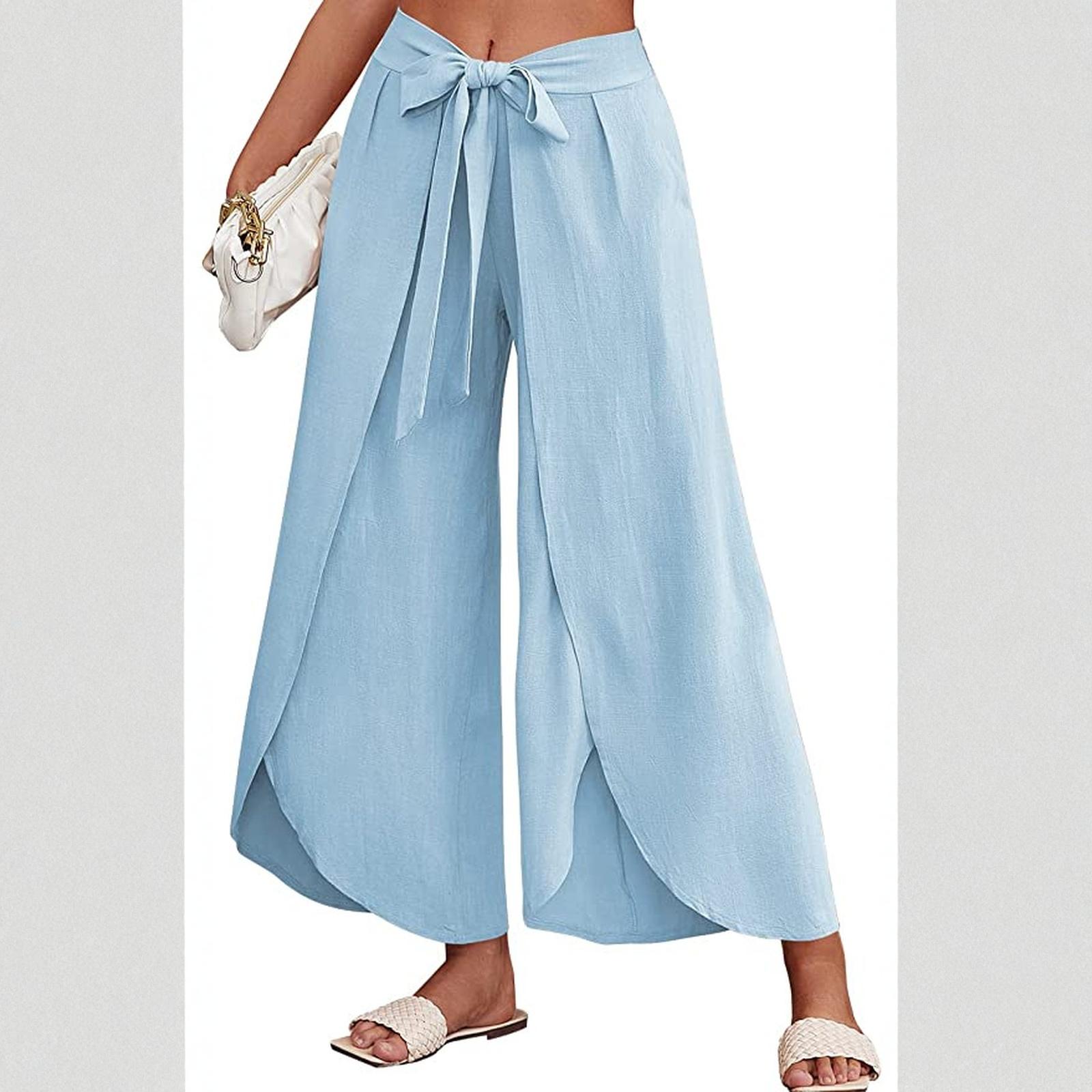 

Women s Casual And Fashionable Color Loose Pants XXXL