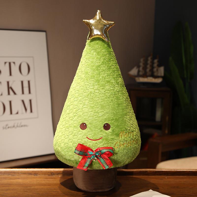Plush Christmas Tree Toy Cartoon Stuffed Doll Bedroom Decoration Kids Gifts 30cm