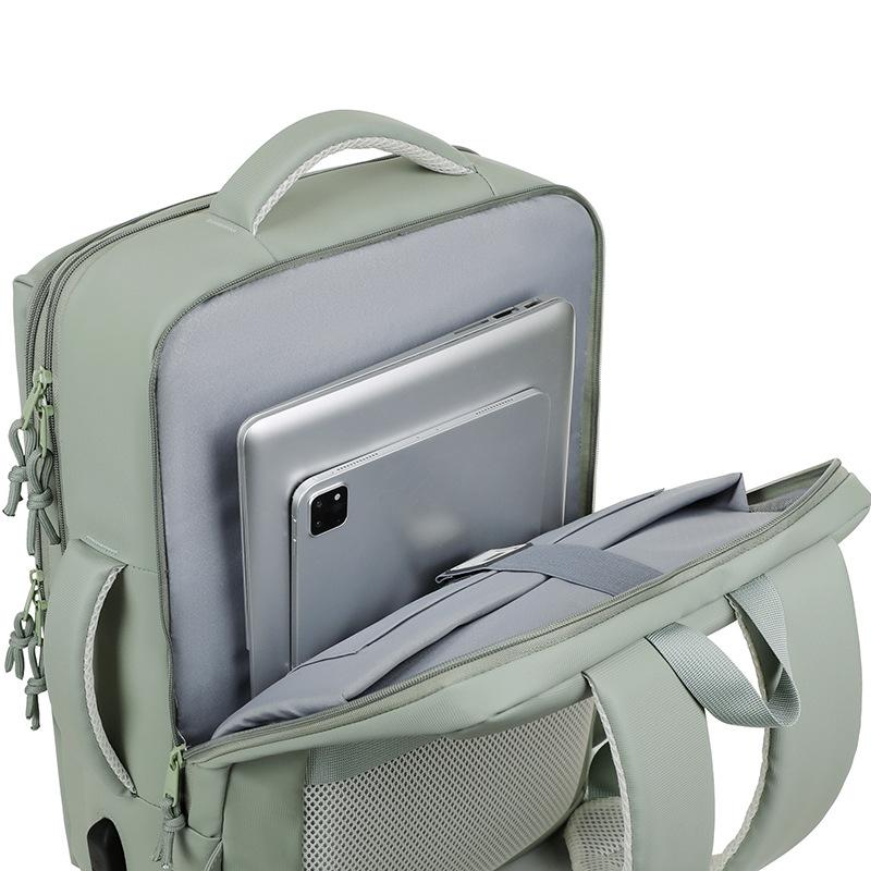 Lässiger Business-Rucksack für Männer und Frauen Laptop-Rucksack Großes Fassungsvermögen Nass- und Trocken-Reiserucksack