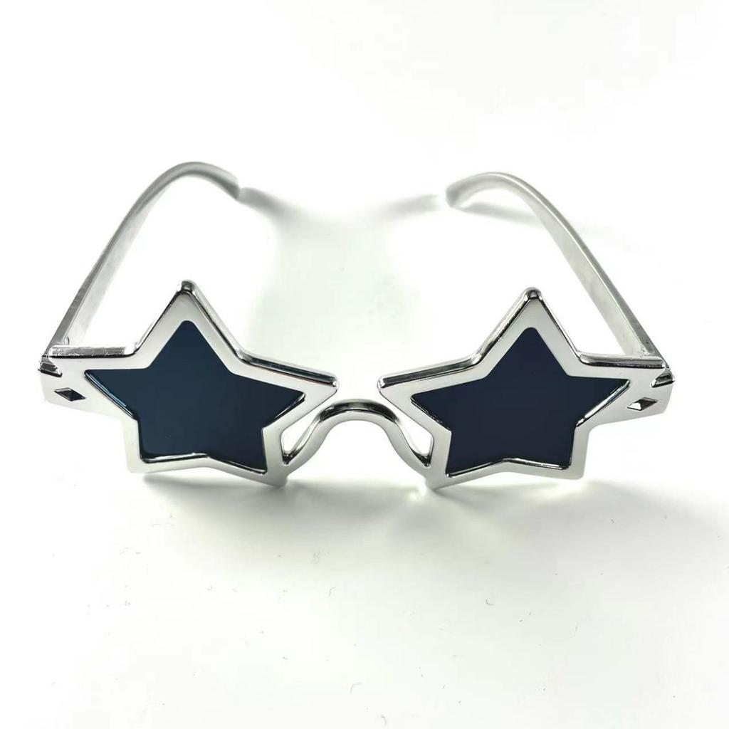 Creatieve Pentagram Decoratieve Brillen Goud Zilver Trend Bal Feest Foto Props