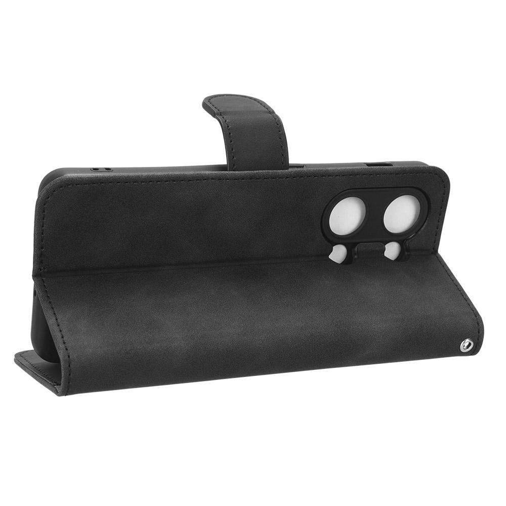 For OnePlus Nord 3 5G/Ace 2V PU Leather Flip Folio Wallet Case Stand Feature Skin-touch Shockproof Cell Phone Cover