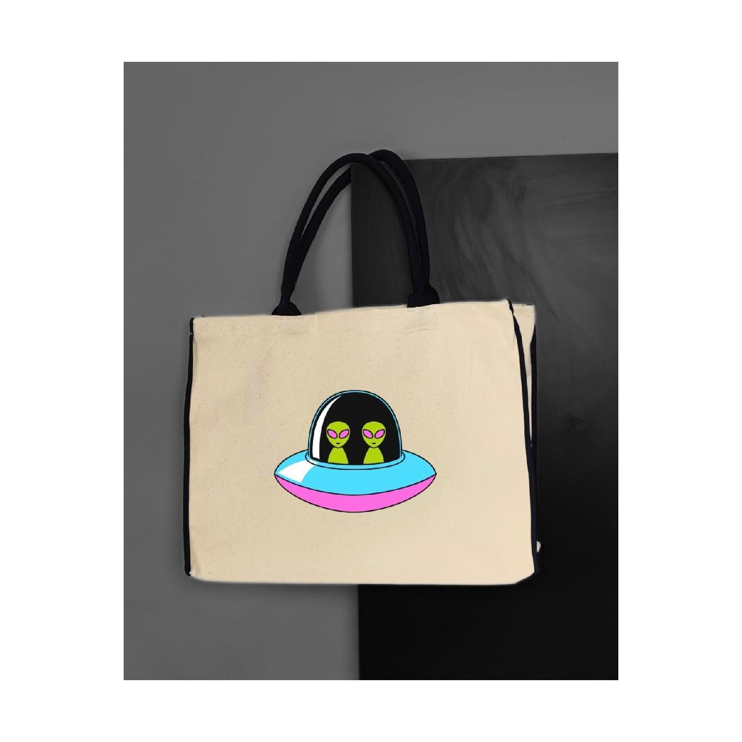 

Space Universe Design Cloth Bag Büyük Boy чистий