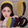 Korean Velvet Sponge Headband - Retro Style for Women