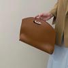 Yogodlns Women's Handbag New Large-capacity File Bag Fashionable Versatile Commuter Bag Leather Briefcase Envelope Clutch Bag