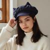Novelty Stylish Cabbie Hat for Men Women Hat Dark Vintage Cabbie Caps Unisex Headwear Autumn Winter Hat for Daily Wear