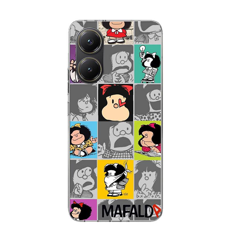 Cartoon Cute Mafalda Phone Case For Xiaomi Poco F7 Ultra X7 X6 Pro X5 Redmi 15 15C 13 13C 12 12C 10 10A 10C 9 9A 9C 9T Shell Poc