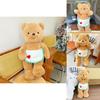 Cute Butter Bear Plush Toy Stuffed Doll Birthday Gift Soft Doll Kids Girls Lovely Gift 50cm 70cm 90cm