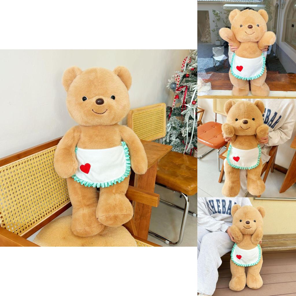 Cute Butter Bear Plush Toy Stuffed Doll Birthday Gift Soft Doll Kids Girls Lovely Gift 50cm 70cm 90cm