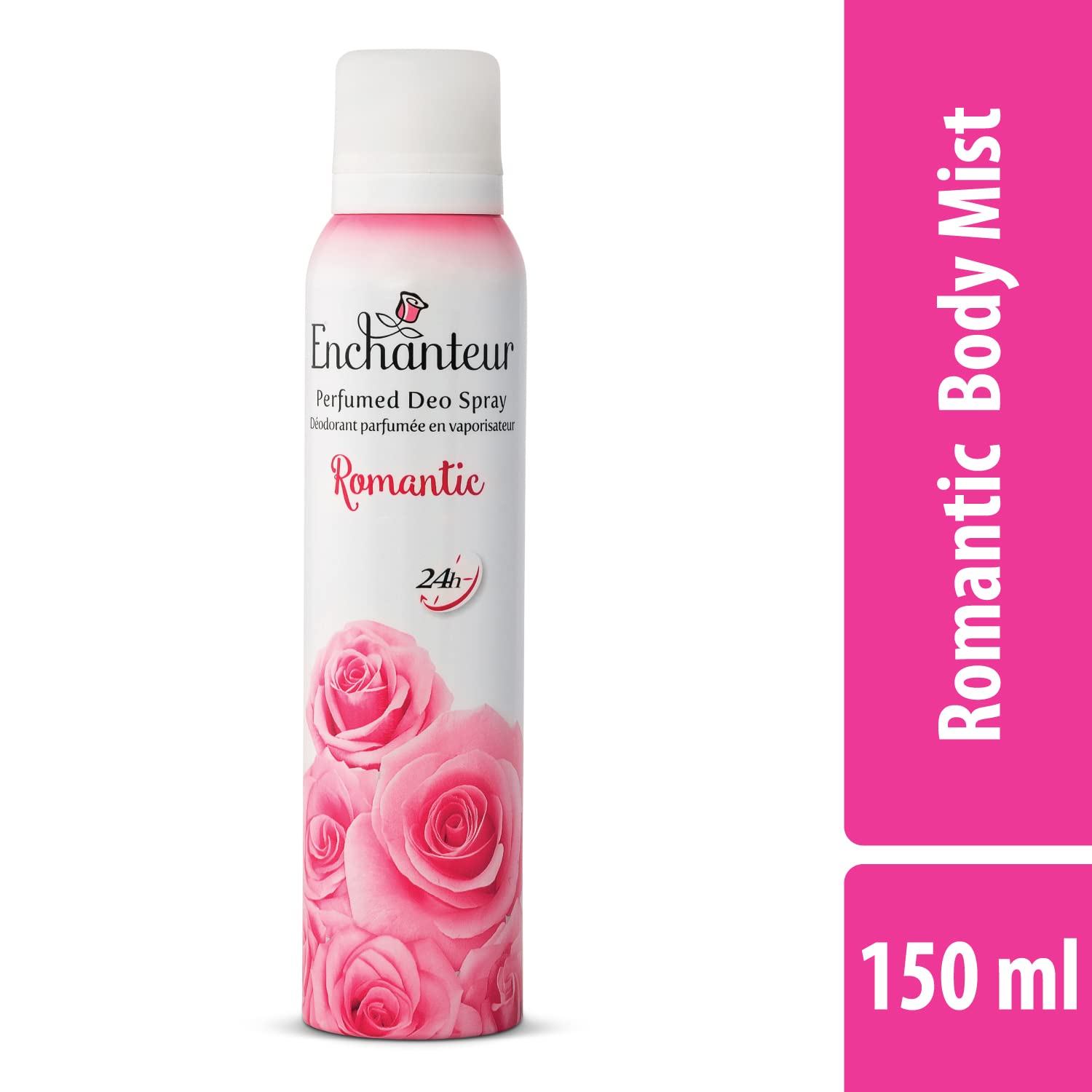 Enchanteur Romantic Perfumed Deodorant Spray For Women With 24Hour Lasting Fragrance, 150ml