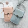 Transparent Touch Screen Retro Simple Mobile Phone Bag Women Pu Chain Messenger Bags Small Flap Bag Mini Shoulder Bag