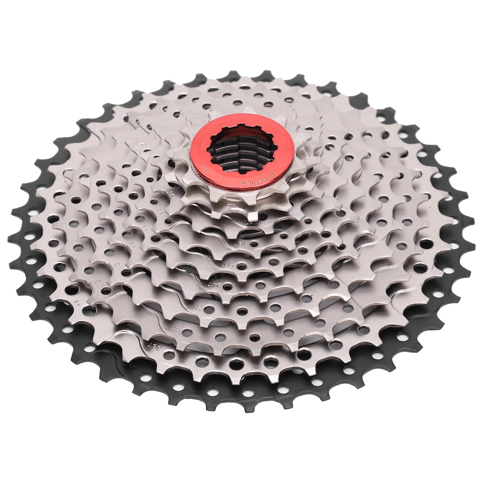 Bicycle 10 Speed Flywheel 11‑40T Card Type Cassette Sprocket Bike Replacement Accessory