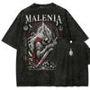 Elden Ring Ausgebleichtes T-Shirt 2026 Neues Modell Persönlichkeit Kleidung Hemd Ganzjahreskleidung Retro Mode Vintage Locker Geschenk Hohe Qualität