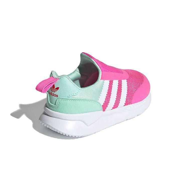 Adidas Originals ZX 360 Comfortable Breathable Low-Top Walking Shoes Baby Shoes Pink White Green FX4944