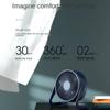 Mini Desktop USB Fan Air Cooler Rotation Adjustable Angle For Office Summer Portable Fan USB Household Floor Table Fan