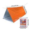 Outdoor Emergency Tent Survival Blanket Emergency Escape Camping Survival Tent Kit Insulation Blanket Mat Sleeping Bag Waterprof