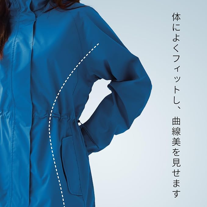 Arashiyama Lightweight Hiking Mountain Rainy Typhoon Protection Women's Waterproof, Breathable, Rainwear, Windproof, Cold-Resistant, Jacket,